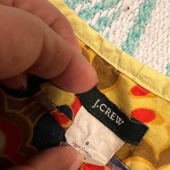 Colorful J Crew top - Picture 7 of 7
